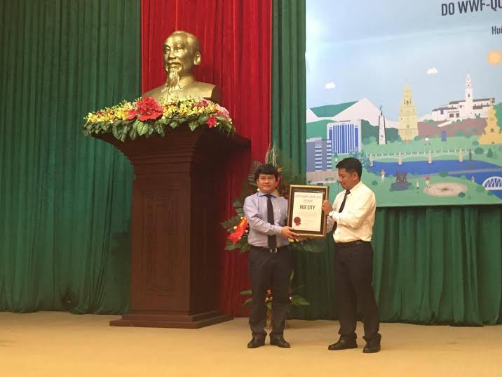 Huế được vinh danh là Thành phố Xanh Quốc gia của Việt Nam năm 2016